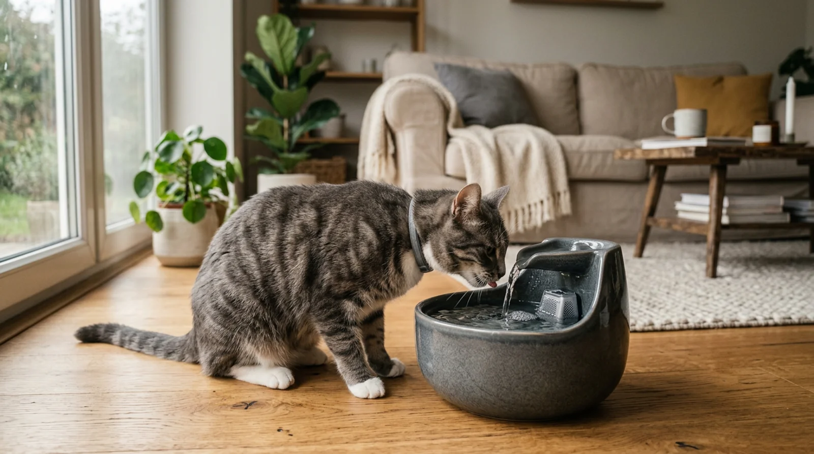 Fontaines à eau pour chats : avantages et guide d'achat