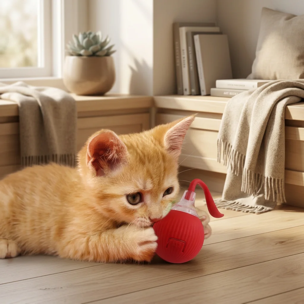 Balle Interactive Intelligente pour Chat avec Mouvement Automatique image 8