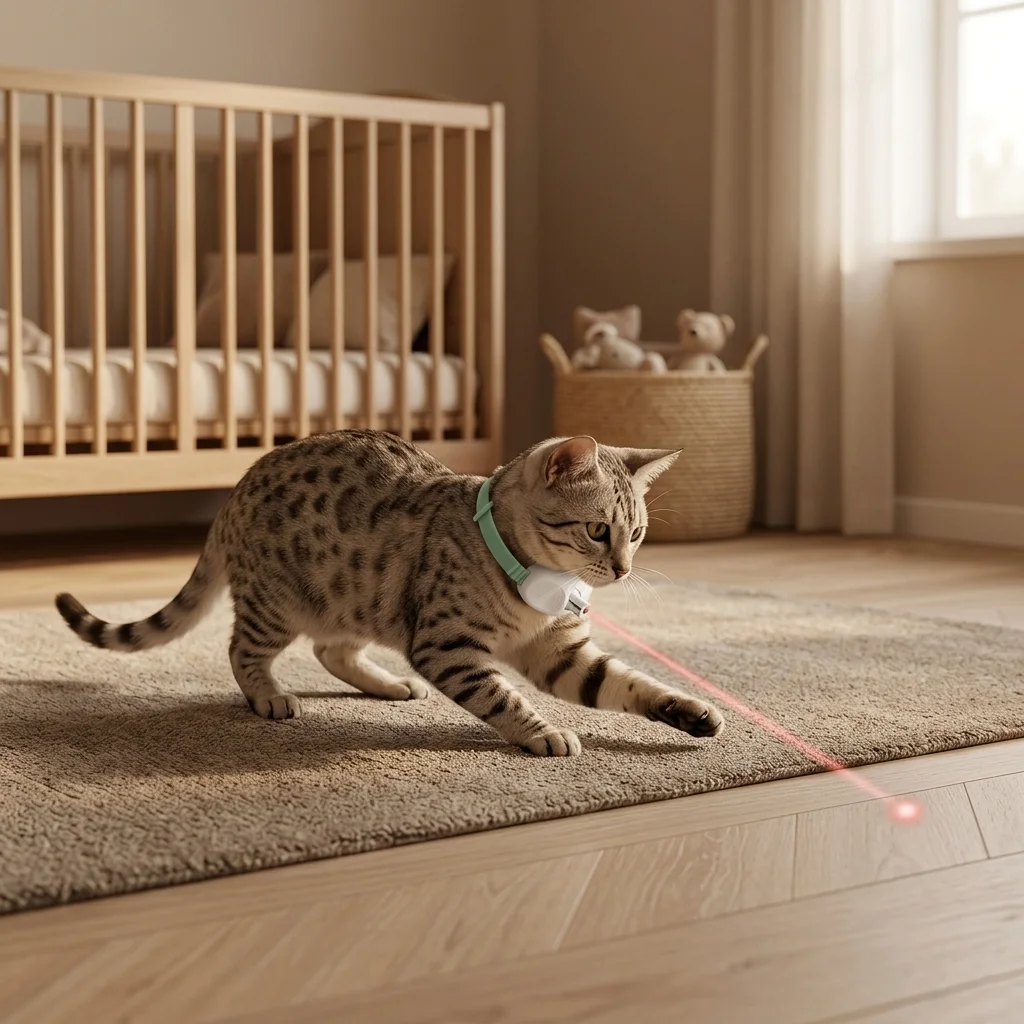 Collier Laser Rechargeable pour Chat avec Arrêt Automatique image 3