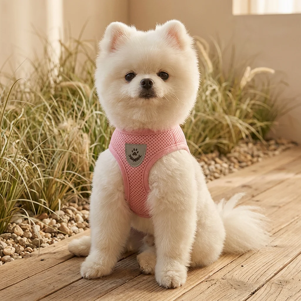 Harnais en Mesh Respirant pour Chien avec Laisse et Attache de Ceinture image 5