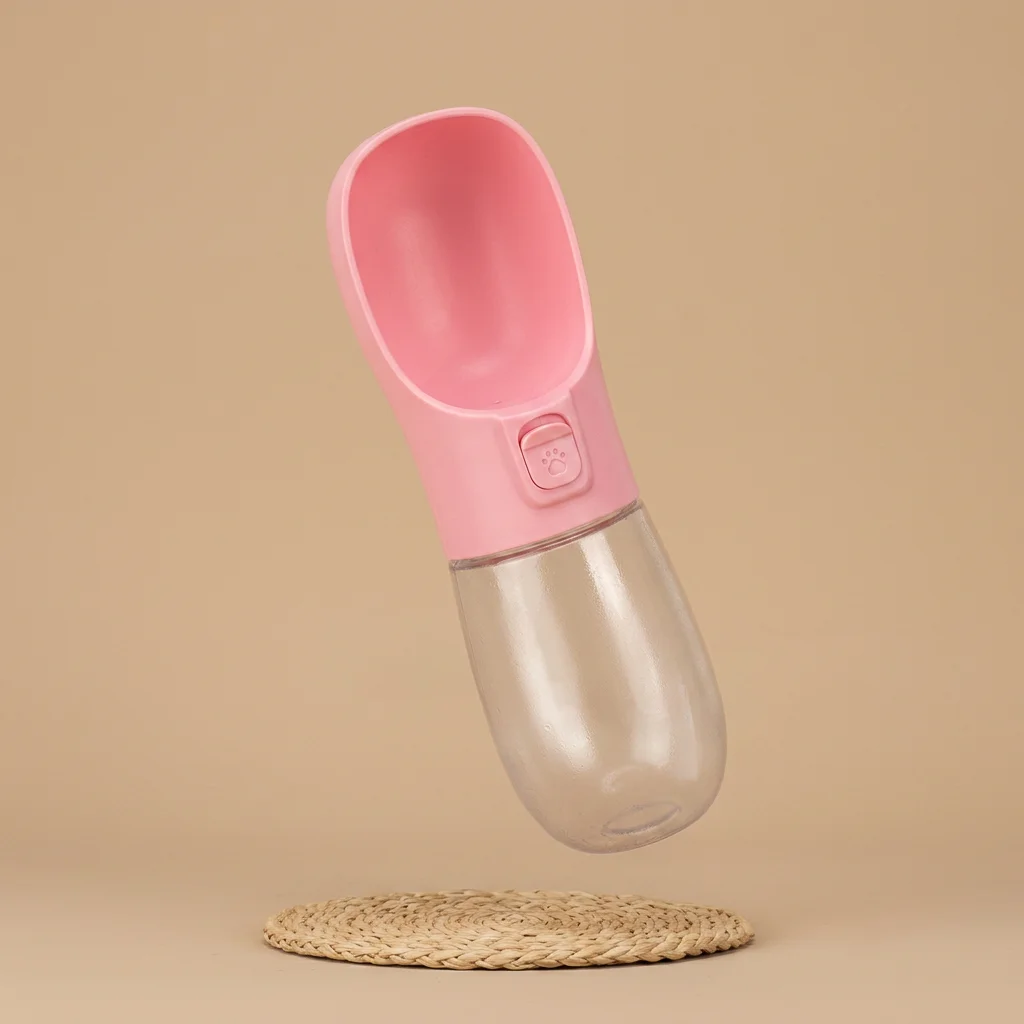 Portable Dog Water Bottle with Integrated Bowl for Travel image 2