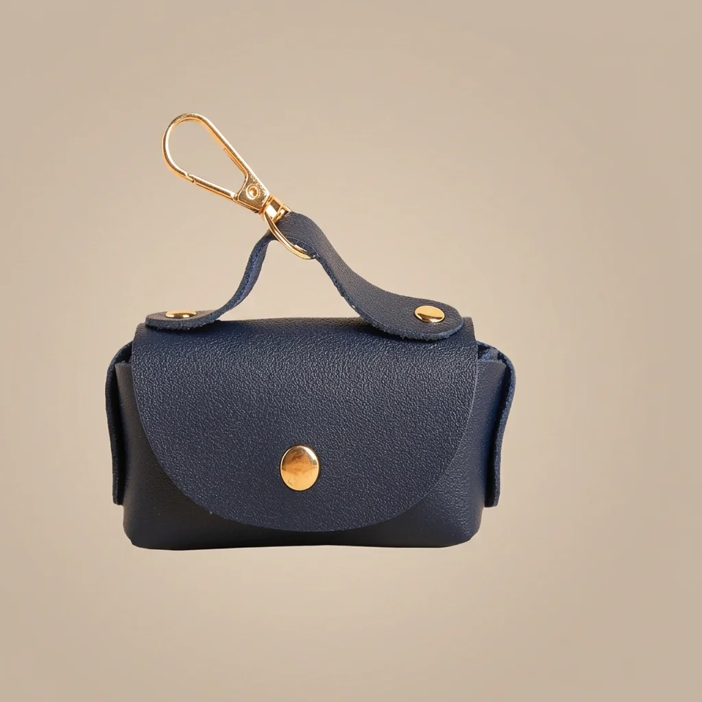 Premium Leather Poop Bag Dispenser with Clip image 4