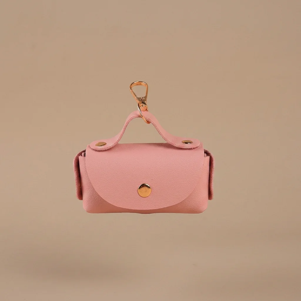 Premium Leather Poop Bag Dispenser with Clip image 9
