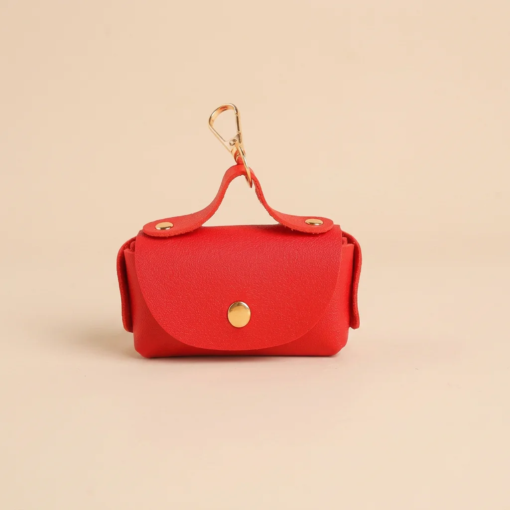 Premium Leather Poop Bag Dispenser with Clip image 13