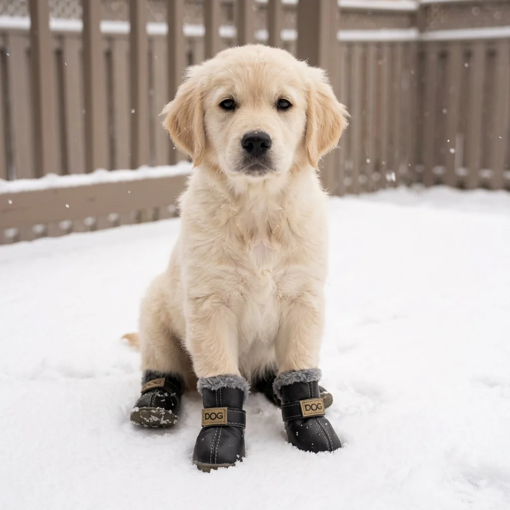 Bottes d'Hiver pour Chien avec Doublure Chaude et Semelle Antidérapante image 2