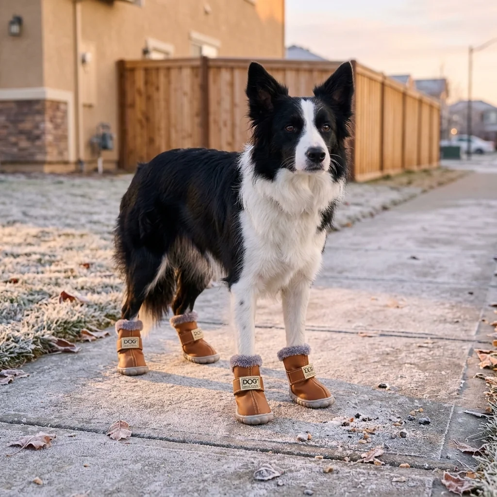 Bottes d'Hiver pour Chien avec Doublure Chaude et Semelle Antidérapante image 4