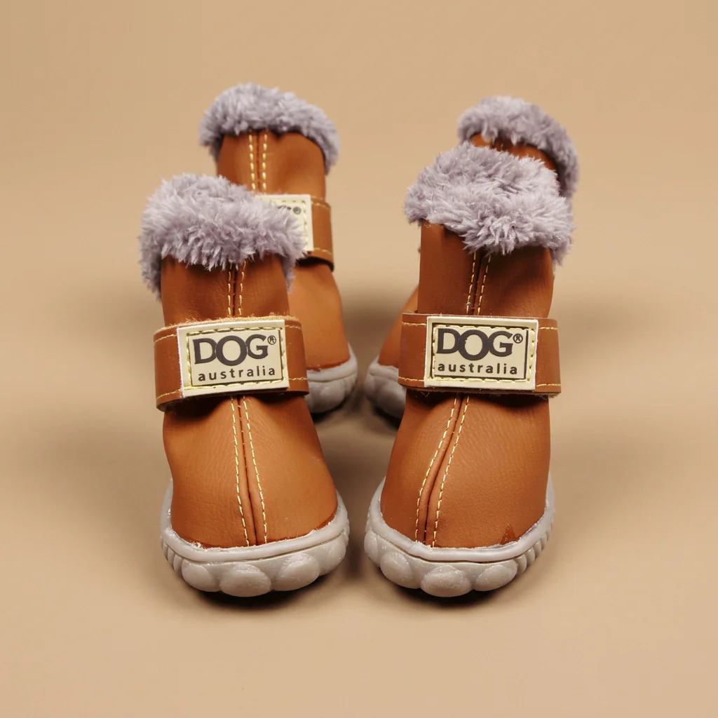 Bottes d'Hiver pour Chien avec Doublure Chaude et Semelle Antidérapante image 3